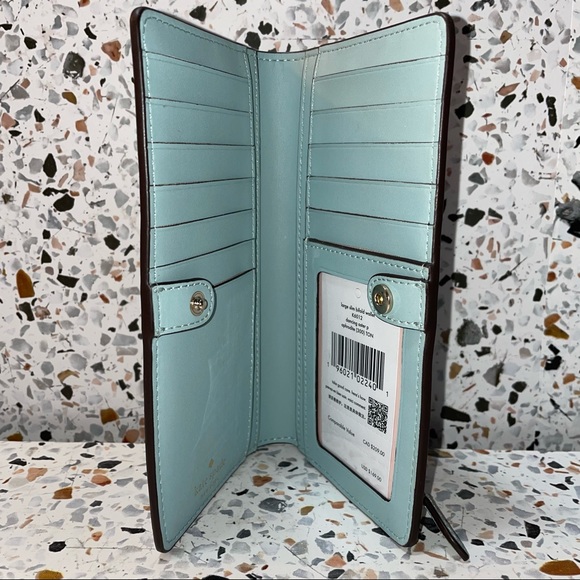 Kate Spade Daisy Large Slim Bifold - Picture 2 of 3